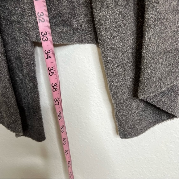 Barefoot Dreams Cardigan Sweater Women Small Medium S/M Chic Lite Gray Grey C3 - Picture 6 of 6
